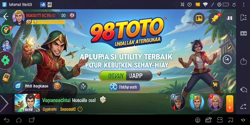 Tampilan antarmuka 98TOTO yang memudahkan penggunanya