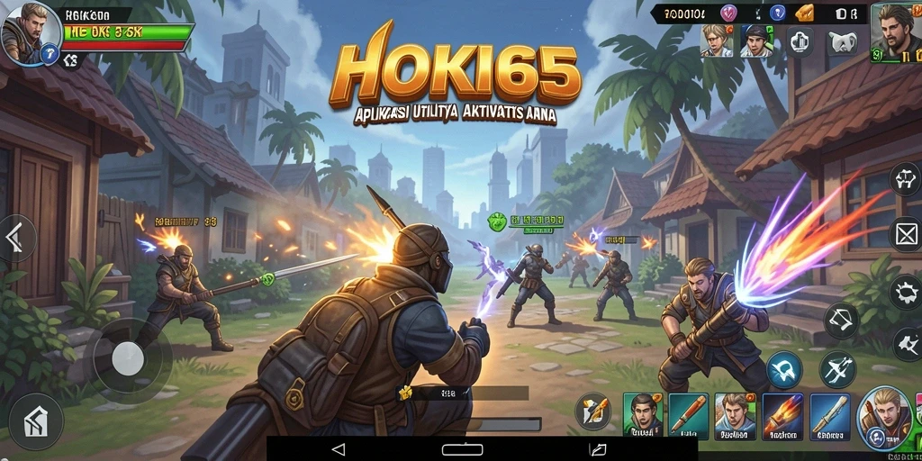 Tampilan interface utama HOKI65 dengan fitur manajemen tugas.