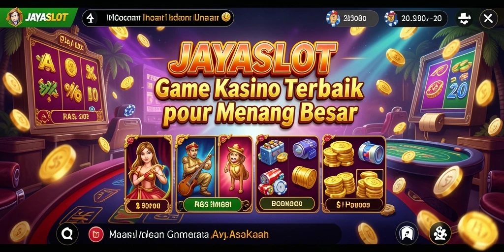 Tampilan gameplay JAYASLOT yang memukau dan menarik.