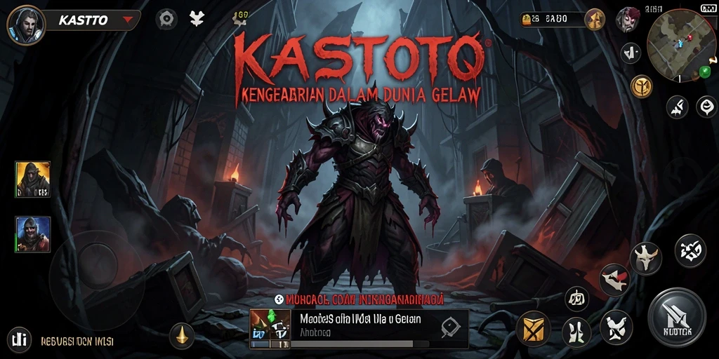 Screenshot KASTOTO: Menampilkan gameplay seram yang menegangkan.