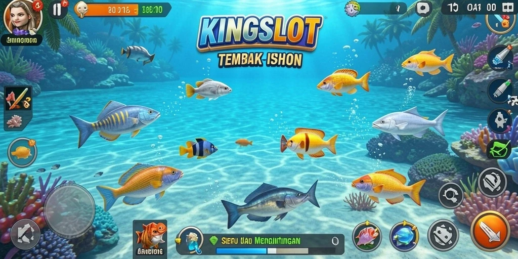 Tangkapan ikan seru dan grafik yang menakjubkan di KINGSLOT.