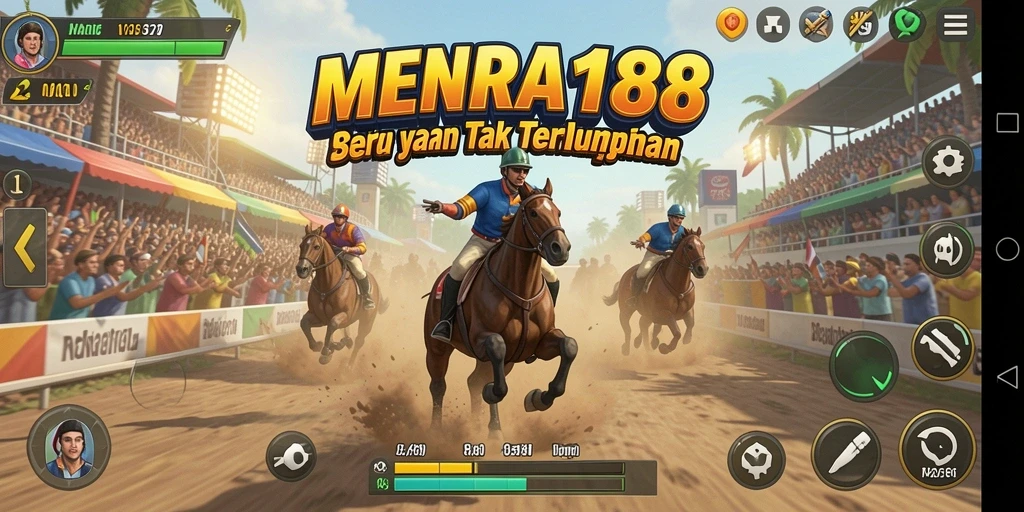 Tampilan gameplay Racing yang seru dalam MENARA188.