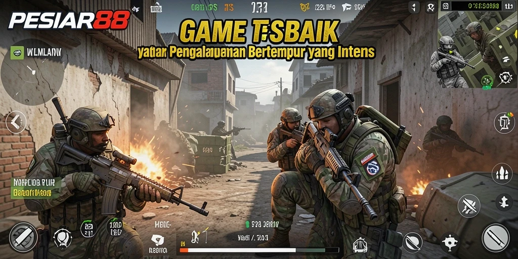 Tampilan menarik dari gameplay PESIAR88 dengan pertarungan FPS intens.