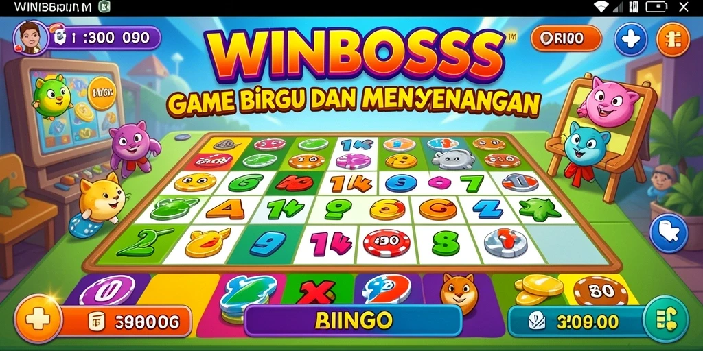 Tampilan gameplay Bingo yang seru dan interaktif di WINBOSS.