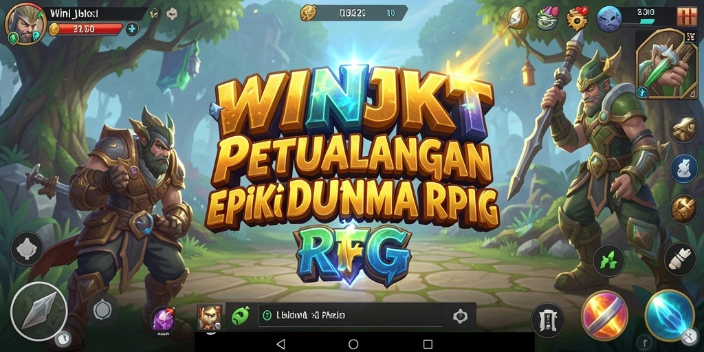 Tangkapan layar gameplay WINJKT dengan aksi pertarungan yang mendebarkan.